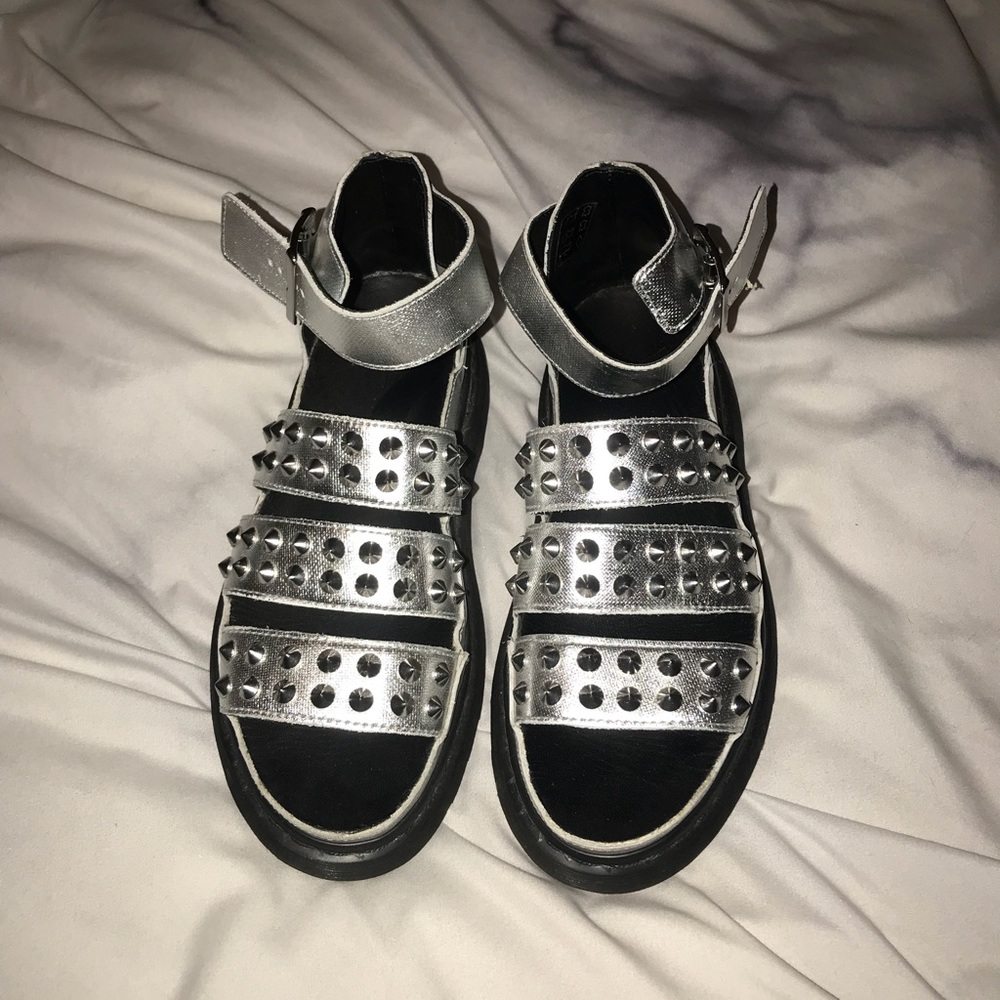 Silver Studded Dr. Marten Sandal